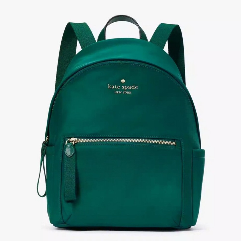 Brand New! kate spade green nylon backpack